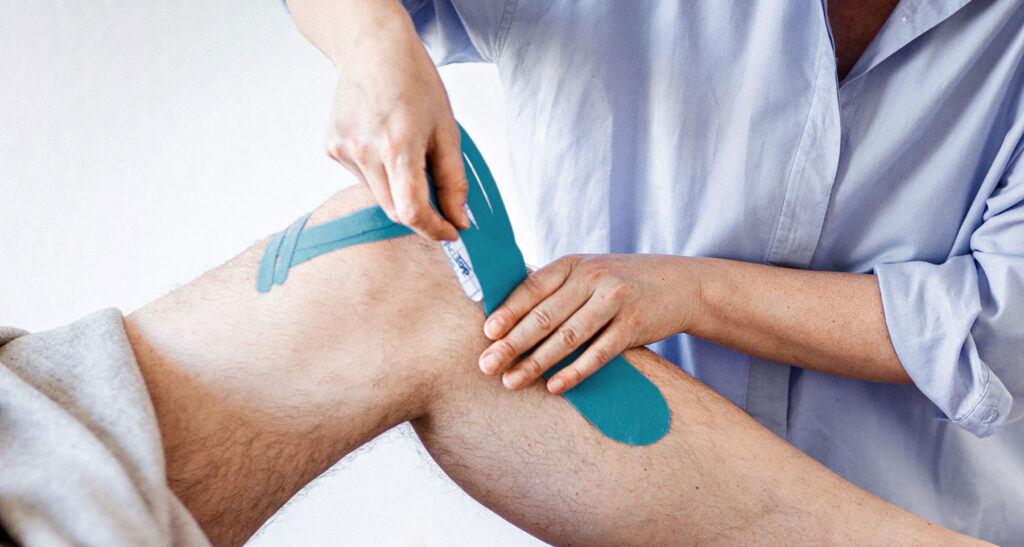 Kinesiologisches Taping - Annette Pairan Praxis für Naturheilkunde in München